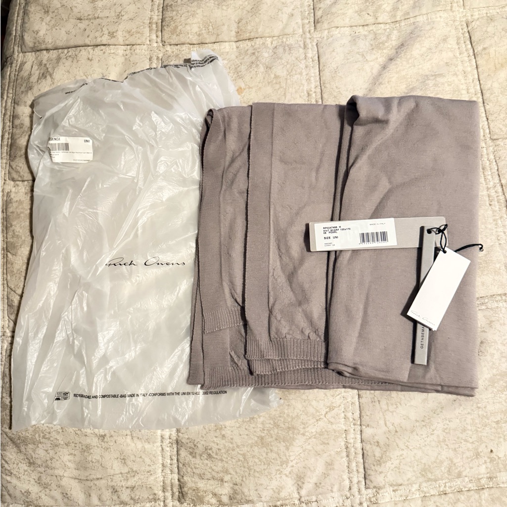 Rick Owens Gray Scurf
